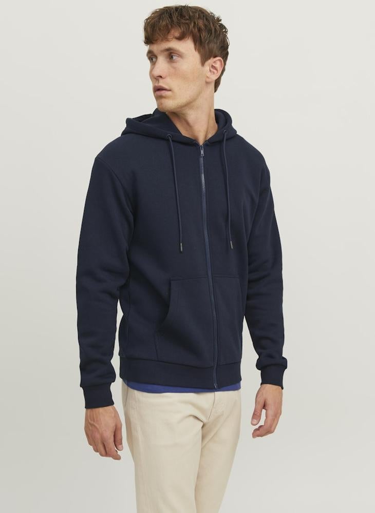 JACK & JONES Casual Logo Zip Hoodie - Image 1